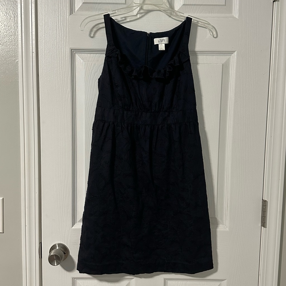 LOFT (Ann Taylor) Dark Navy Blue Dress size 0